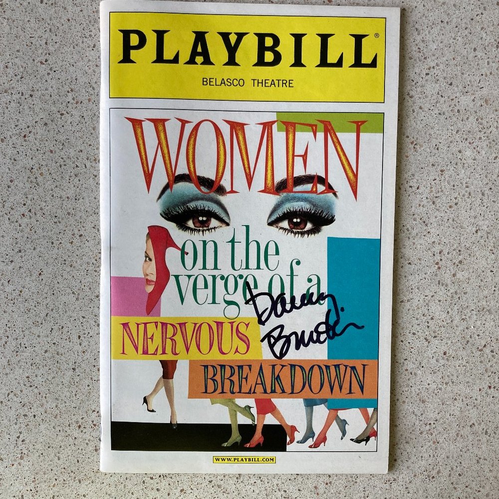 Danny Burstein Signed Playbill Women on the Verge of a Nervous Breakdown 12/2010